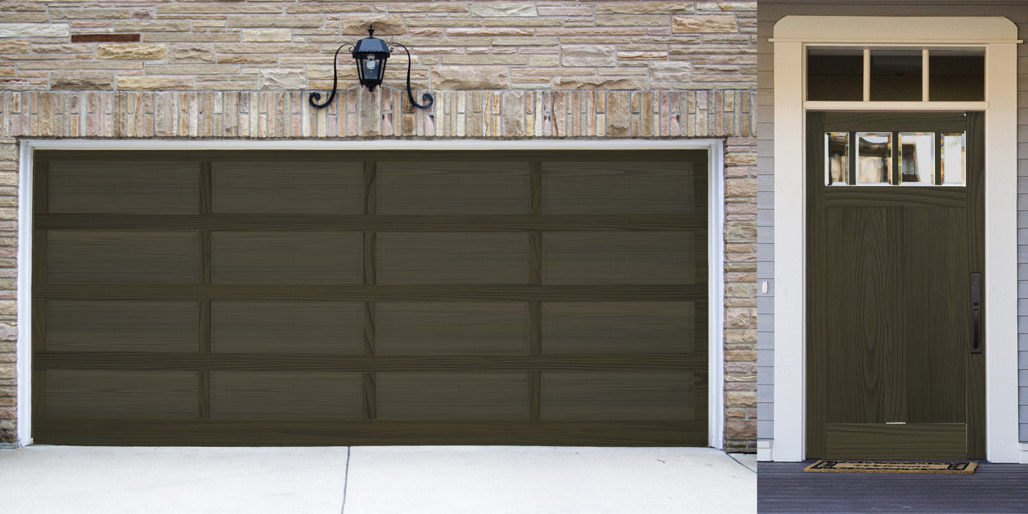 Wood'n Door Smooth Finish Kit (Front & Garage Door) - Charcoal