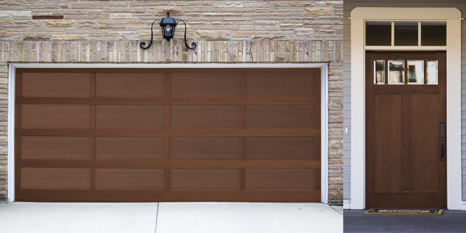 Wood'n Door Kit (Front & Garage Door) - Java