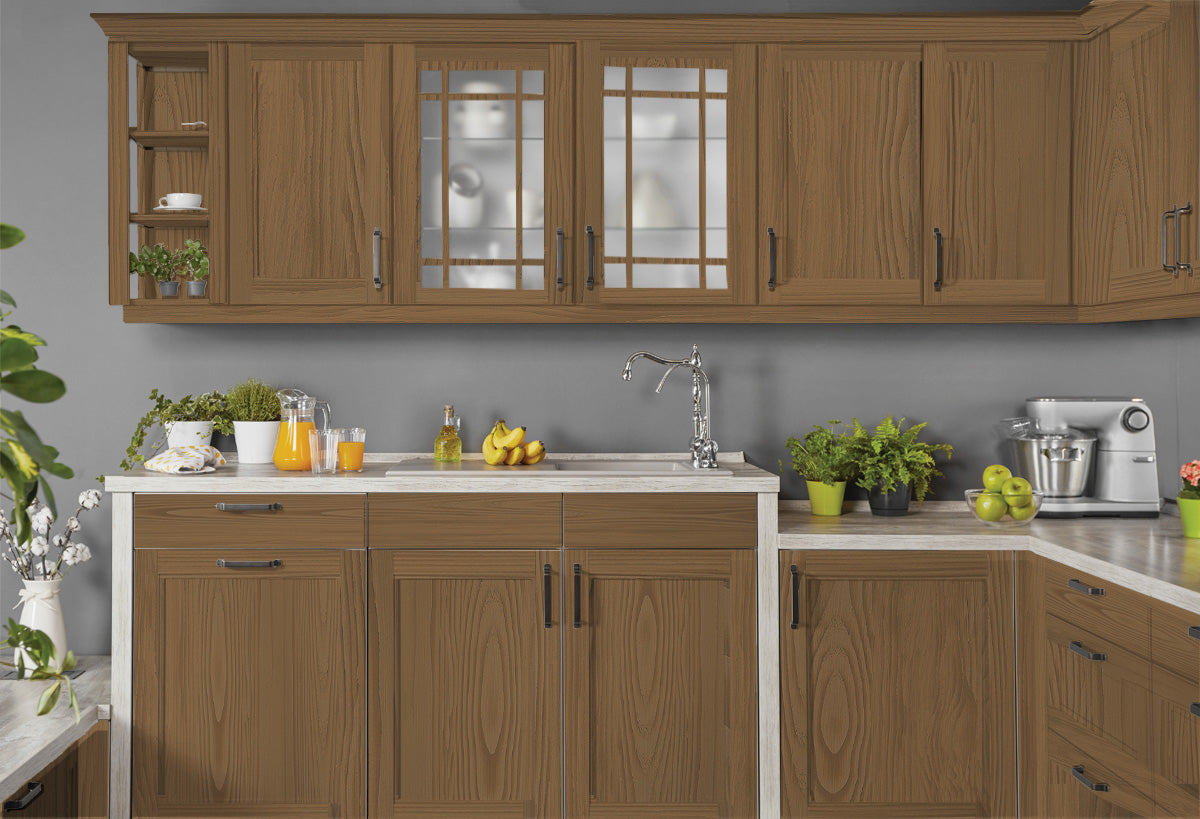 Wood'n Cabinet Kit (24 Door / Grained) - Barn Wood