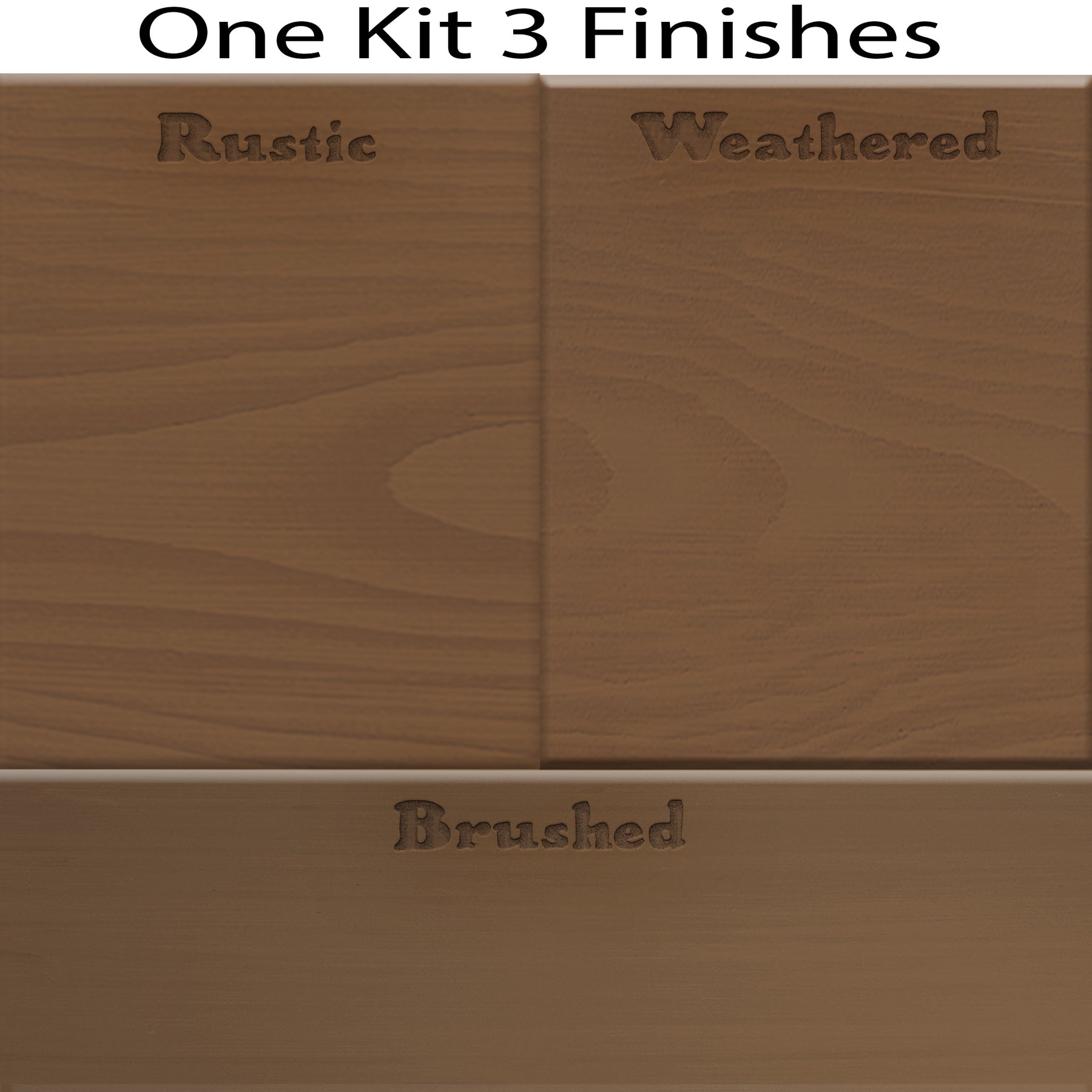 Tabletop Wood'n Finish Kit (Double Size) - Dark Oak