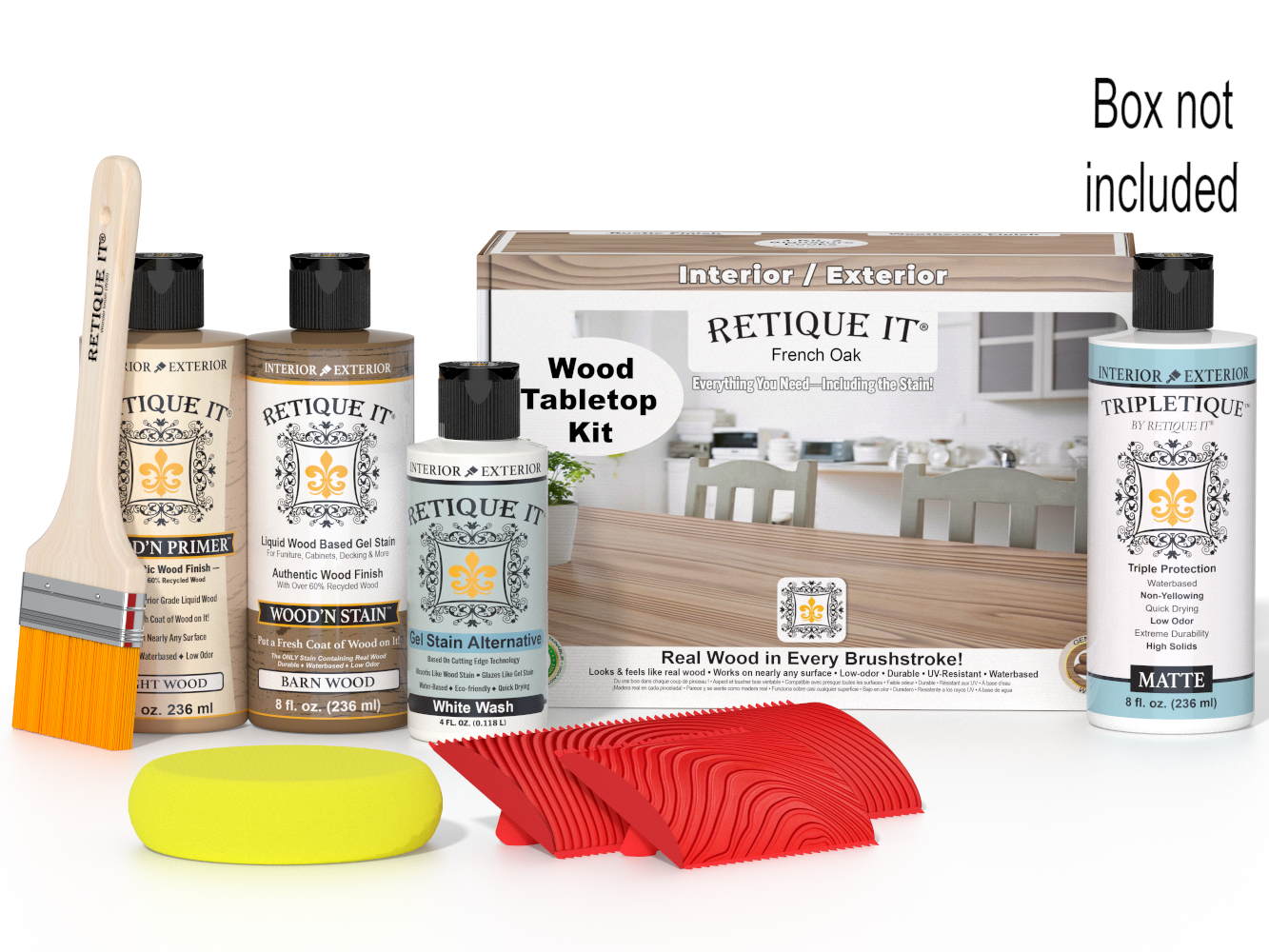 Tabletop Wood'n Finish Kit - French Oak