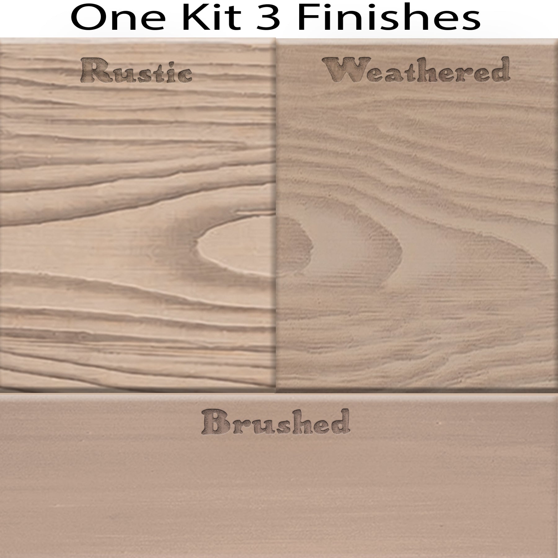 Retique It® Wood'n Finish Kit in French oak, medium size, featuring wood stain and finish swatches for multi-purpose wood projects.