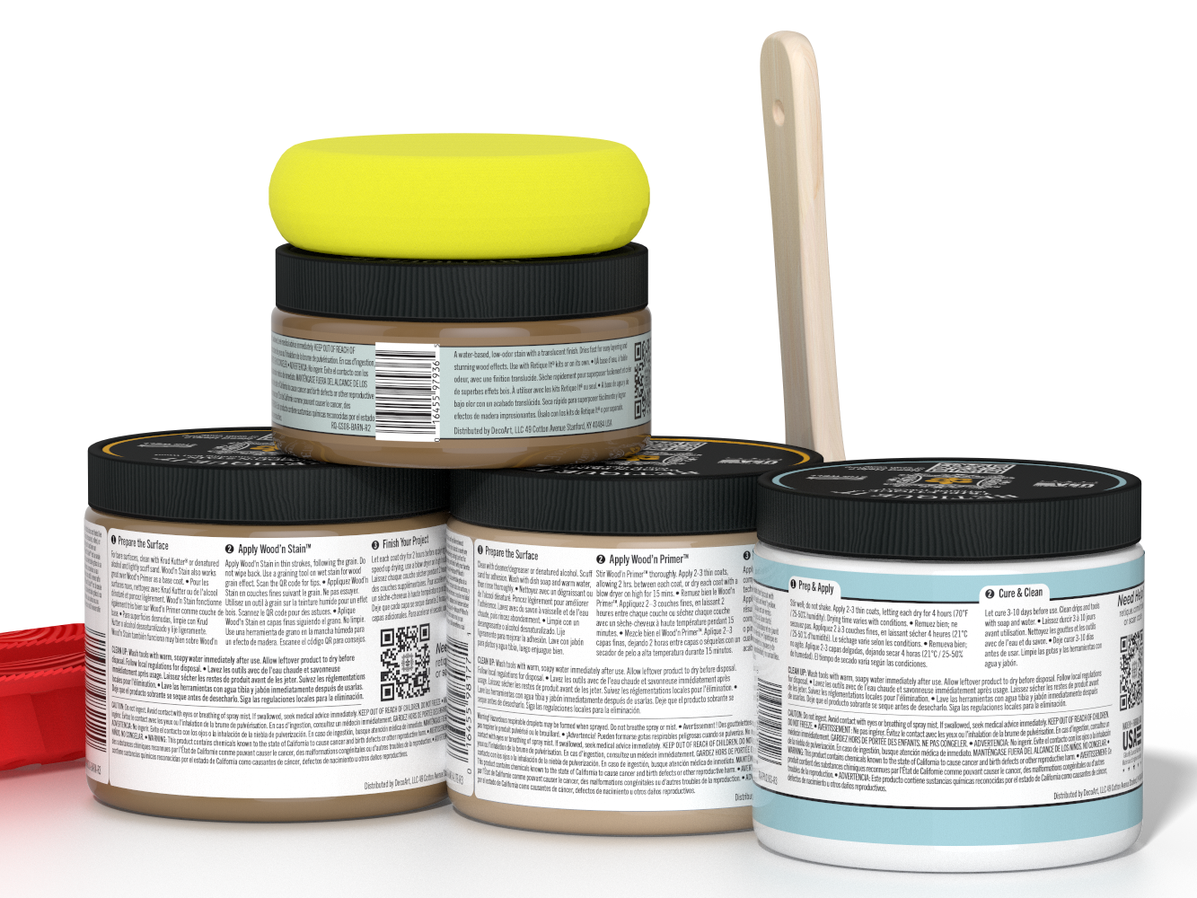 Multi-purpose Wood'n Kit (Med) - Barn Wood - Interior Top Coat