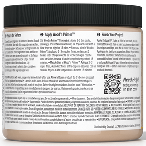 Retique It® Wood'n Primer in light wood color, a primer for wood surfaces, shown in a close-up image.