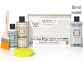 Retique It® Wood'n Finish Kit in White Wash for exterior top coat, smooth matte finish on wood surfaces.
