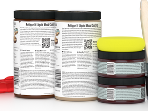 Large Java Wood'n Kit from Retique It® Wood'n Finish Kits, featuring multiple finish products and tools for wood projects.
