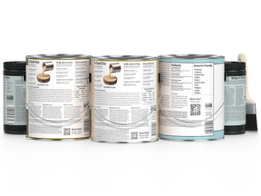 Retique It® Wood'n Finish Kit in classic black with four large interior top coat bottles, designed for multi-purpose wood finishing.