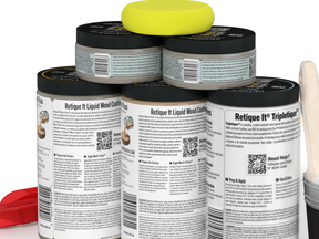 Retique It® Wood'n Kit Large weathered wood interior top coat with brushes and finishing tools for multi-purpose wood projects.