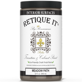 Retique It® Furniture and Cabinet Paint in Meadow Path, a quart-sized container with a smooth, eco-friendly finish for furniture.