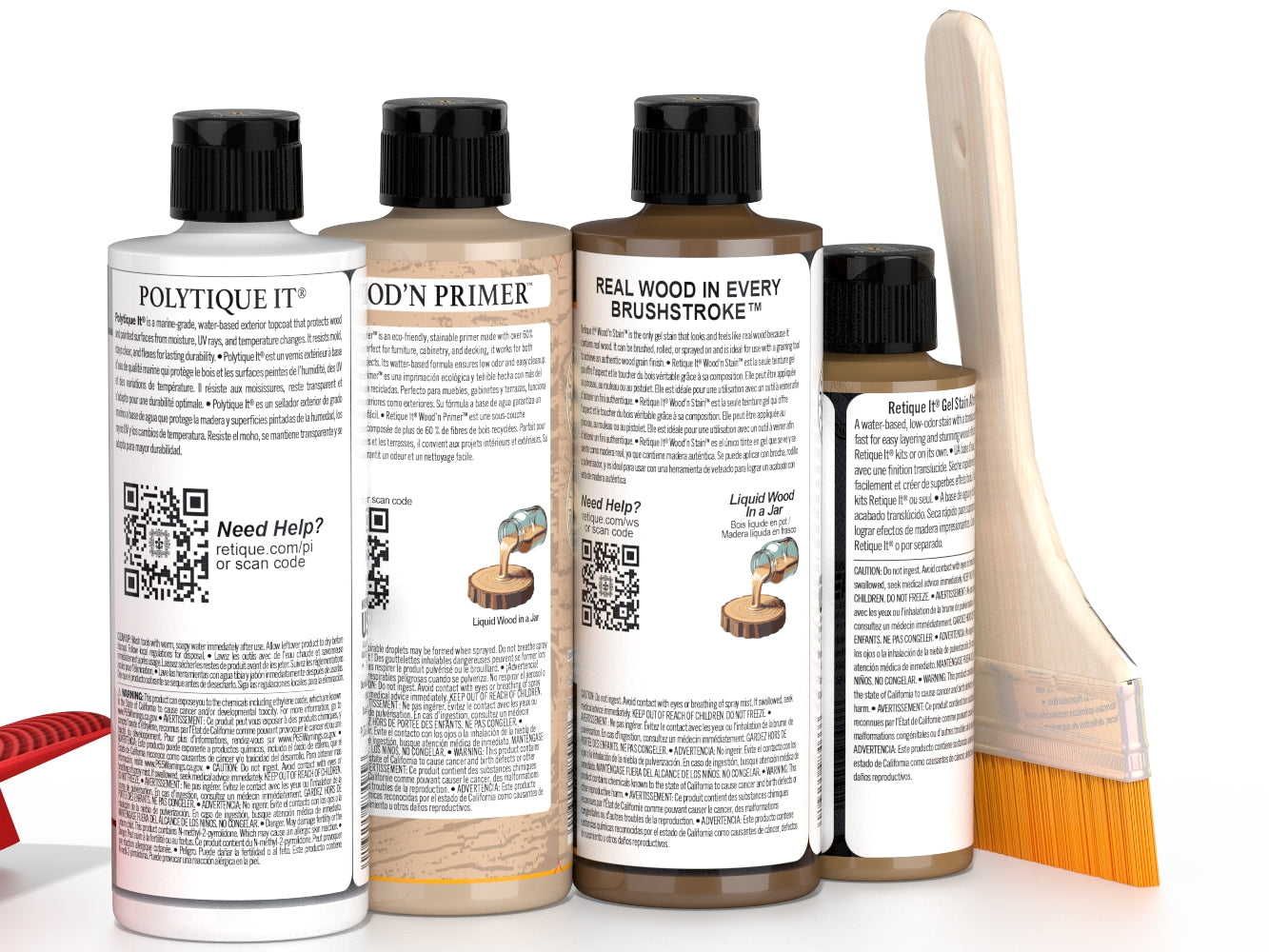 Multi-purpose Wood'n Kit - Dark Pecan - Exterior Top Coat