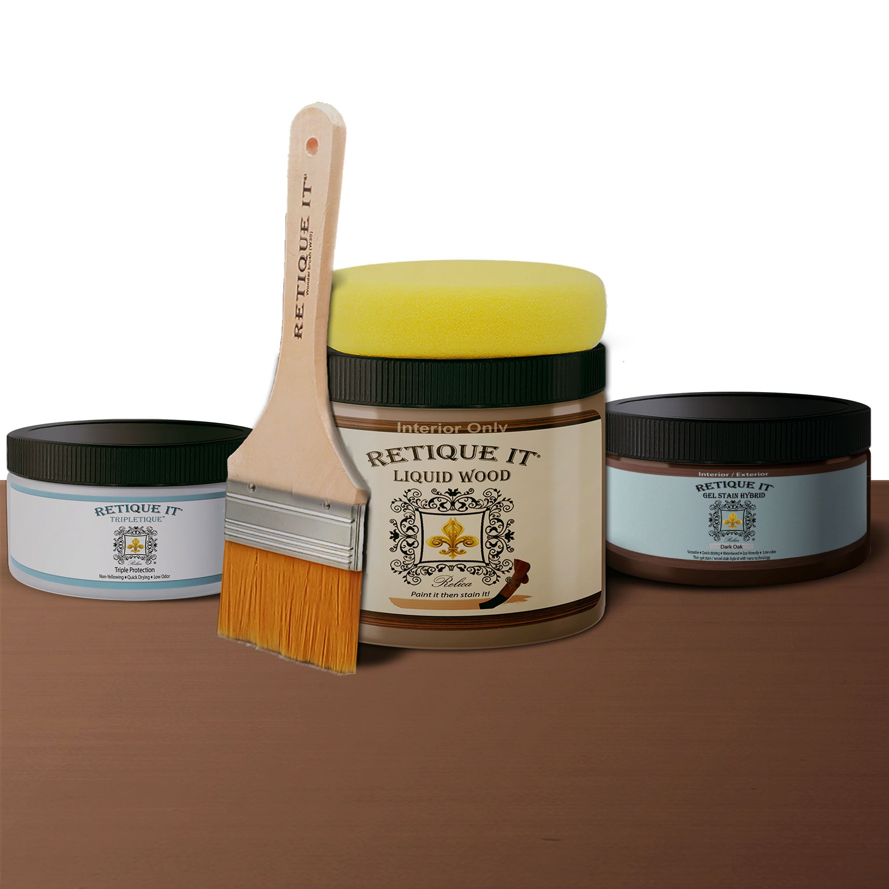 Smooth Finish Kit - Dark Oak