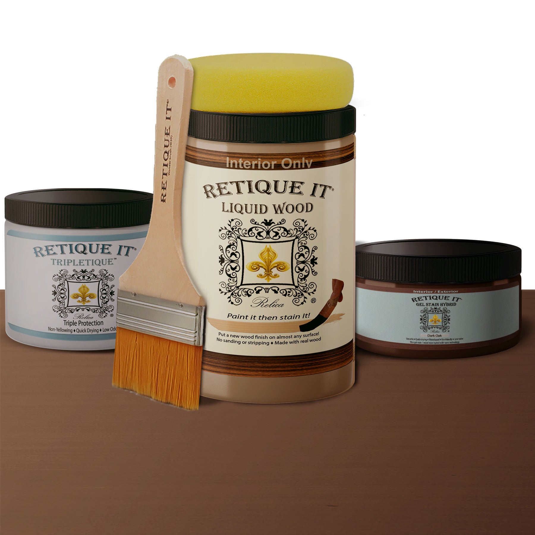 Smooth Finish Kit - Dark Oak